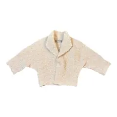 【ISSEY MIYAKE】美品！ショートジャケット　スチーム加工　アイボリーのサムネイル