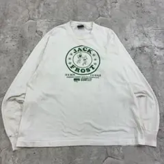生*4様 USA製　JACK FROST ロンT　L　ホワイト　イベント　90sのサムネイル