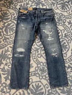 【新品タグ付き】Polo Ralph Lauren ダメージ加工デニムパンツ