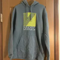 VANS ブラックグリーン パーカー Sサイズ