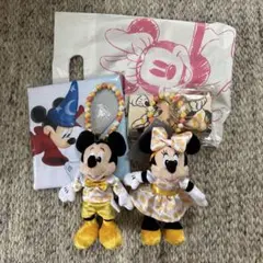 ディズニーストア 二子玉川 ぬいぐるみキーチェーン ミッキーミニー