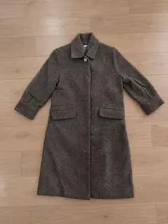 bulle de savonブラウン ウールコート