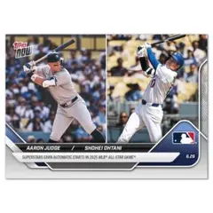 353 topps now 大谷翔平 アーロンジャッジ オールスター ホームラン