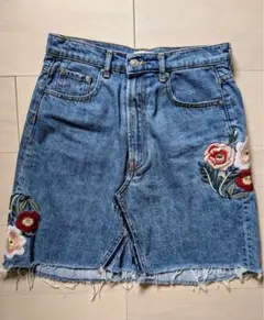 【ZARA　WOMAN】ジーンズスカート