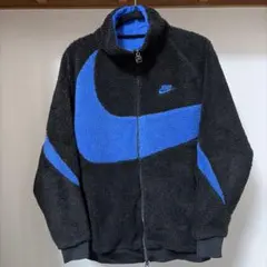 Nike フリースジャケット ブラック/ブルー
