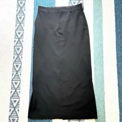 ZARA タイトスカート 黒　 ロング丈 スリット　 S 大きめ