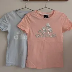 adidas 半袖Tシャツ 2枚セットSサイズ