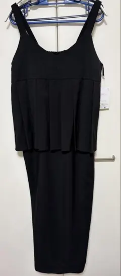 しまむら サニーハウス プリーツ ジャンスカ ブラック M