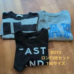 ロンT3枚セット 100サイズ BOYS