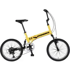 早い者勝ち　ハマー HUMMER 折り畳み自転車 20インチ ゴールド 大阪関西 早い者勝ち ハマー HUMMER 折り畳み自転車 20インチ ゴールド