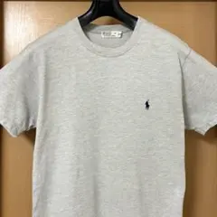 ポロラルフローレン 半袖スウェット グレー S 170/92A Vガゼット