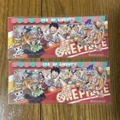 ONE PIECE ステッカー 2枚セット SEA OF LIBERTY