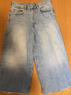 H&M SUPER BAGGY ライトブルー デニム