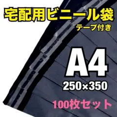 梱包 袋 発送 配送ビニールテープ付 宅配ビニール袋 宅配袋 A4 100枚05
