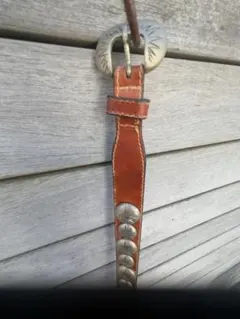 コンチョ付きベルト\レディース