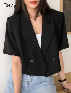 Dazy ブラック テーラードジャケット　SHEIN