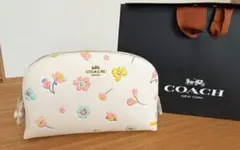 【未使用】ＣＯＡＣＨ　ポーチ　小花柄　小物入れ
