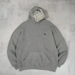 USA古着　Russell Athletic　ワンポイント パーカー　無地　XL