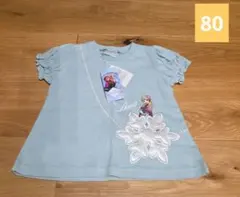 新品未使用 アナ雪 半袖Tシャツ 80cm