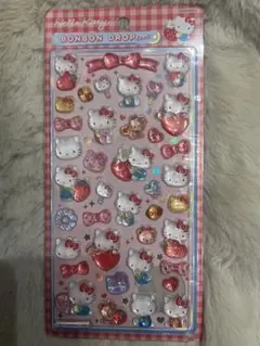 ハローキティ ボンボンドロップシール サンリオ第2弾 赤キティ ボンドロ