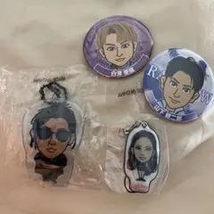 LDHグッズ　缶バッチ　クリアキーホルダー　クリーナー