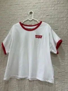 Levi's リンガーTシャツ ホワイト レッド Mのサムネイル