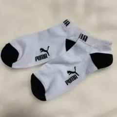 PUMA ショートソックス ホワイト/ブラック