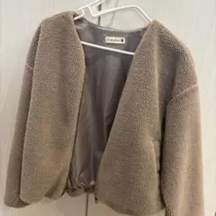 branshes ボアジャケット 130サイズ ベージュ