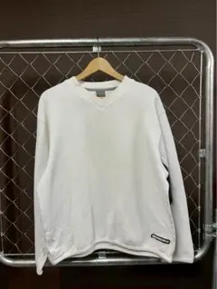 Nike ホワイト Vネック セーター Lサイズ