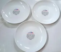 強化ガラス製皿 3枚セット フランス製　ヤマザキ春のパンまつり