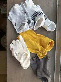 カラフルソックスセット　五本指　23.0〜23.5