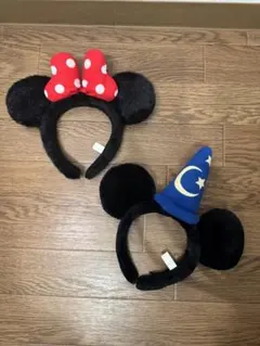 ミニーマウス＆ミッキーマウス カチューシャセット