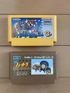 スーパーマリオブラザーズ3 & 忍者ハットリくんセット ファミコンソフト