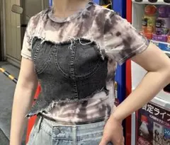 Alley Tokyo なんちゃってビスチェT 半袖トップスのサムネイル