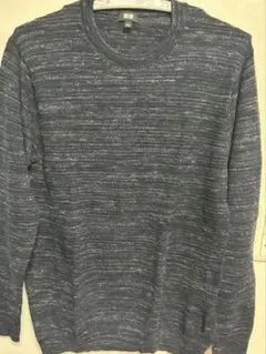 UNIQLO ダークブルー ニットセーター Lサイズ