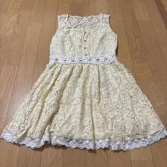 INGNI レース　花柄　ワンピース　ガーリー　レトロ