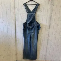 7.25 イェシカ デニムオーバーオール ルーズフィット ワークウェア 古着