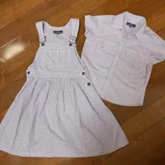 Ralph Lauren ワンピース　半袖シャツ 150cm チェック柄　廃盤のサムネイル