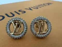 LOUIS VUITTON ピアス　サークル　ラインストーン　ヴィトンのサムネイル
