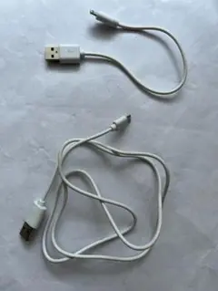 USB-A to Micro USB ケーブル 2本セット