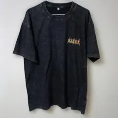 カラフルキャラクター 半袖Tシャツ ダークグレー