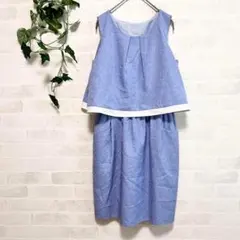 【tocco closet】ノースリーブワンピース 綺麗め 上品 MSize