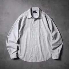 00s OLD GAP チェックシャツ 長袖シャツ ホワイト