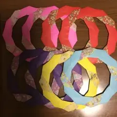 ハンドメイド　折り紙　大リース　090