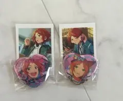 あんスタ　ラメキラハート缶バッジ2wink