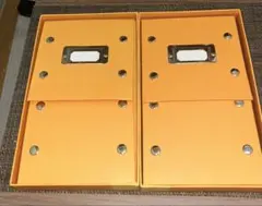 DVD収納ケース×2 オレンジ　合紙のサムネイル