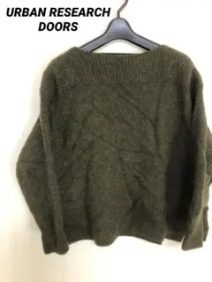 ✨URBAN RESEARCH DOORS ラムウールボートネックワイドニット
