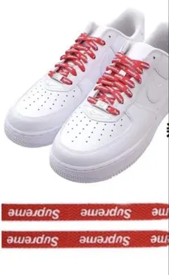 Supreme Nike Air Force 1 靴紐 レッドのサムネイル
