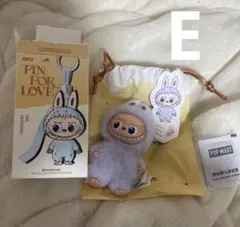 POP MART PIN FOR LOVE イニシャルラブブ　E