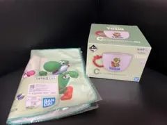 期間限定値下げ！1番くじヨッシー　C賞マグカップG賞マイクロファイバータオルのサムネイル